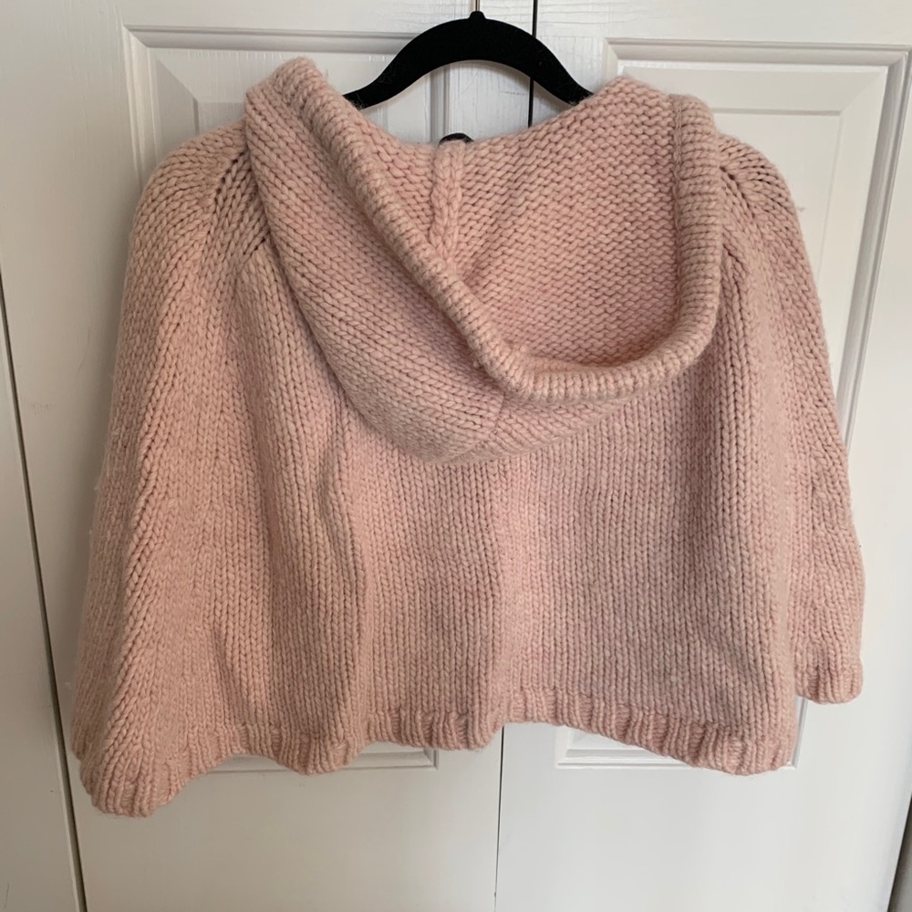 Pink Loft Poncho Jacket - Picture 2 of 4